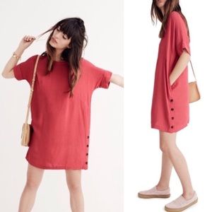 Madewell Journal Side Button Dress